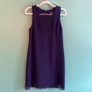 Antonio Melani Navy Blue Sleeveless Dress (size 2)